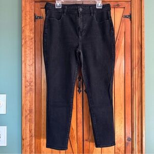 American Eagle Outfitters Black Ankle Cropped Jeans